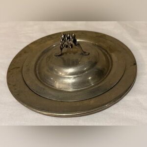 Elegant Vintage Alpaca Silver Covered Dish Made in Mexico